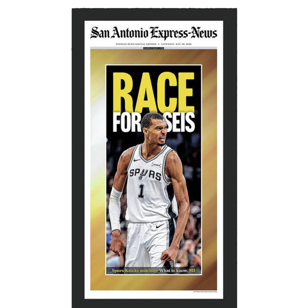 Spurs Race For Seis 2026 NBA Finals - Framed Print